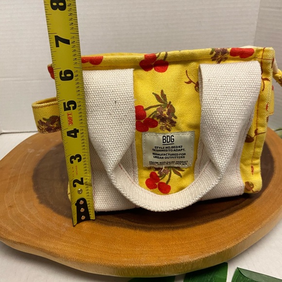 Urban Outfitters BDG Cherry 🍒 Print Canvas Mini Tote Bag - Picture 12 of 13